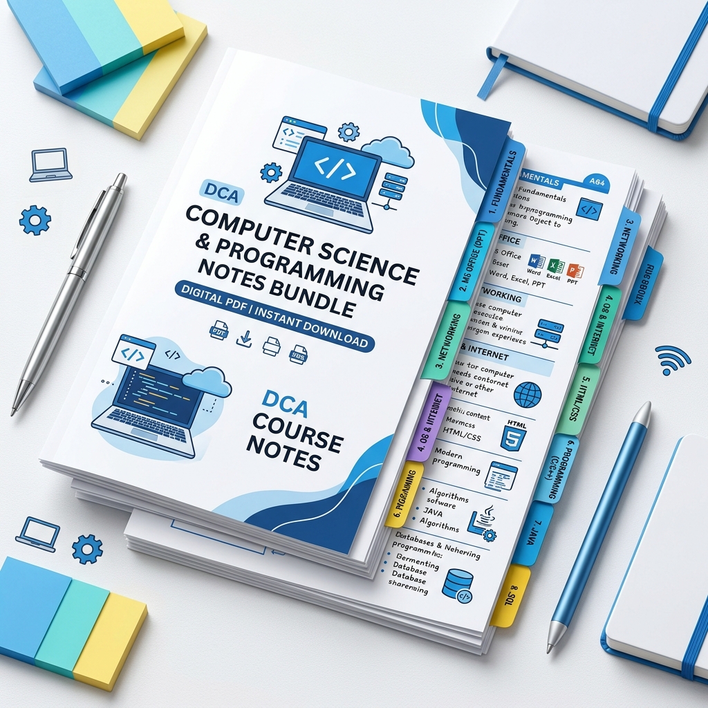 DCA Complete Notes Bundle