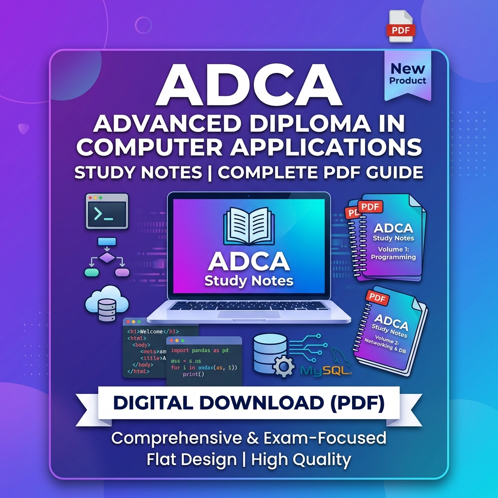 ADCA Advanced Computer Course Notes